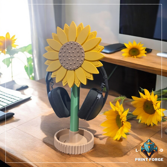 Sunflower Headphone Stand