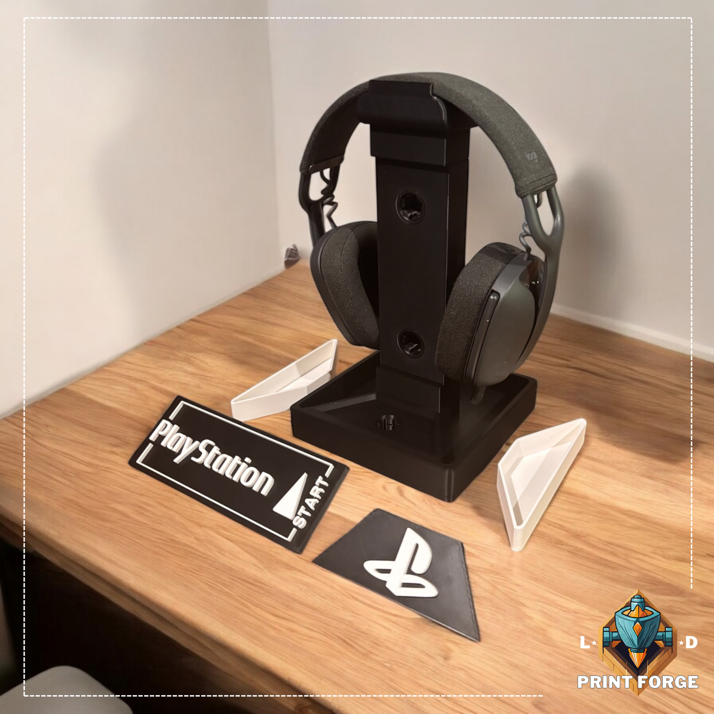 Playstation Inspired Modular Headphone Stand